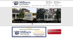 Desktop Screenshot of milburneyecenter.com